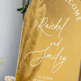 Arched Wedding Sign